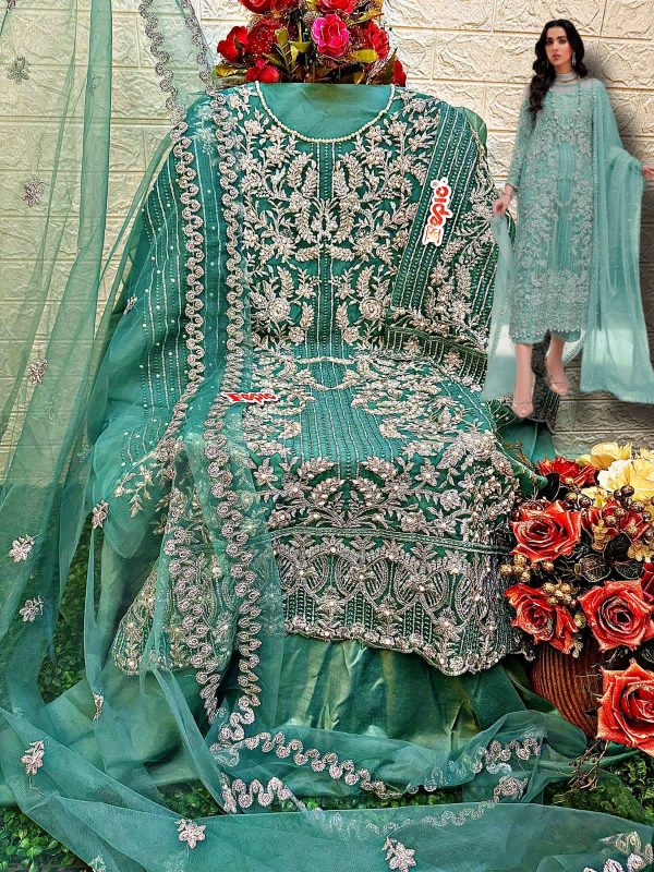 FEPIC C 1514 F ROSEMEEN PAKISTANI SUITS IN INDIA