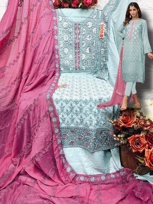 FEPIC D 5227 A ROSEMEEN PAKISTANI SUITS IN INDIA