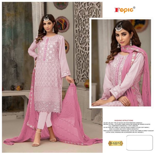 FEPIC D 5227 C ROSEMEEN PAKISTANI SUITS IN INDIA