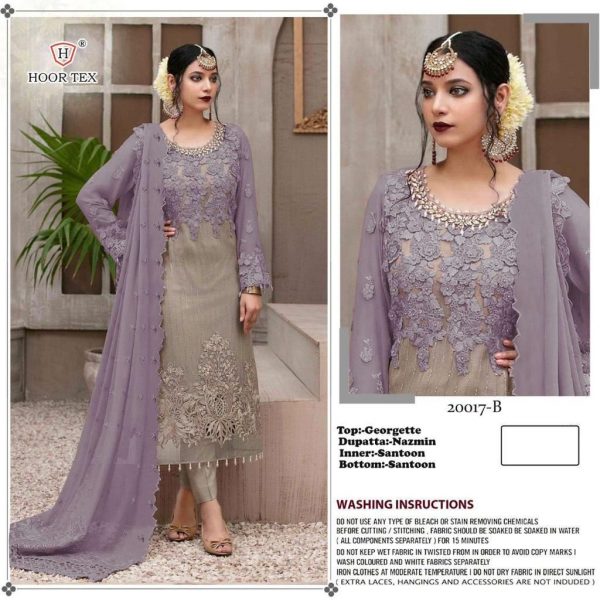 HOOR TEX 20017 B PAKISTANI SUITS IN INDIA