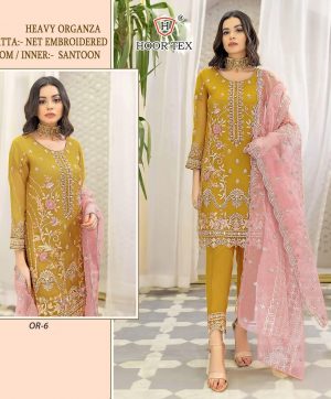 HOOR TEX OR 6 PAKISTANI SUITS MANUFACTURER