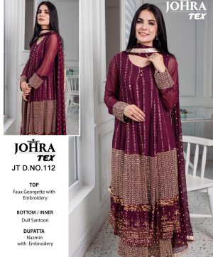 JOHRA TEX JT 112 GEORGETTE SALWAR KAMEEZ