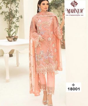 MAHNUR FASHION 18001 VOL 18 PAKISTANI SUITS