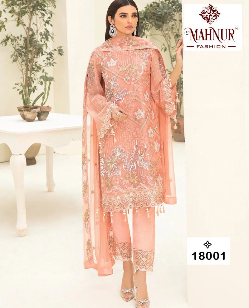 MAHNUR FASHION 18001 VOL 18 PAKISTANI SUITS