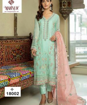 MAHNUR FASHION 18002 VOL 18 PAKISTANI SUITS