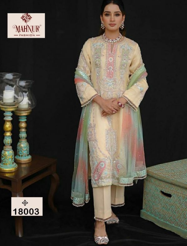 MAHNUR FASHION 18003 VOL 18 PAKISTANI SUITS