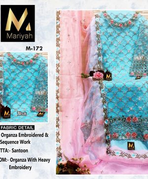 MARIYAH DESIGNER M 172 PAKISTANI SUITS IN INDIA