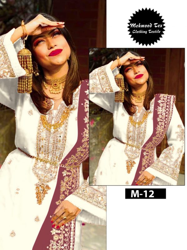 MEHMOOD TEX M 12 PAKISTANI SUITS IN INDIA