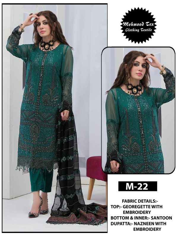 MEHMOOD TEX M 22 PAKISTANI SUITS IN INDIA