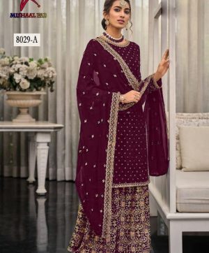 MISHAAL FAB 8029 A PAKISTANI SUITS IN INDIA