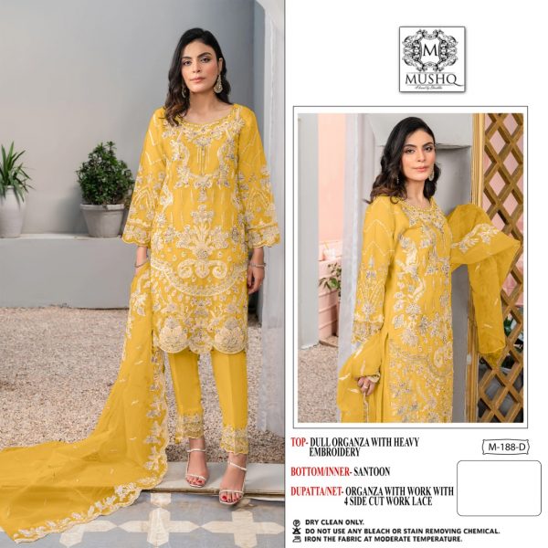 MUSHQ M 188 D PAKISTANI SUITS BY SHRADDHA DESIGNER