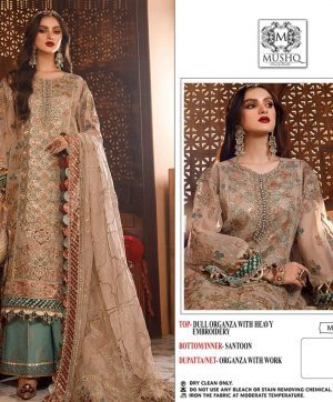 MUSHQ M 199 PAKISTANI SUITS IN INDIA