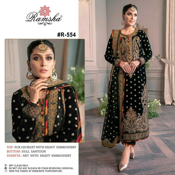 RAMSHA FASHION R 554 PAKISTANI SUITS IN INDIA