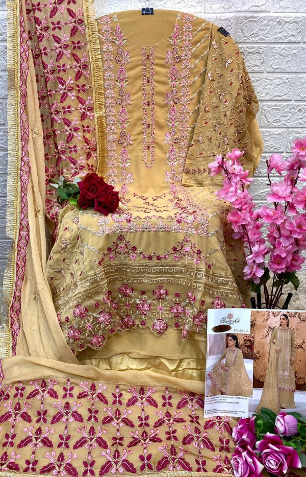 RAMSHA FASHION R 557 A PAKISTANI SUITS IN INDIA