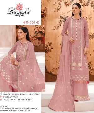 RAMSHA FASHION R 557 B PAKISTANI SUITS IN INDIA