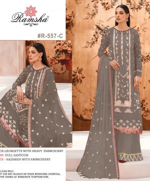 RAMSHA FASHION R 557 C PAKISTANI SUITS IN INDIA