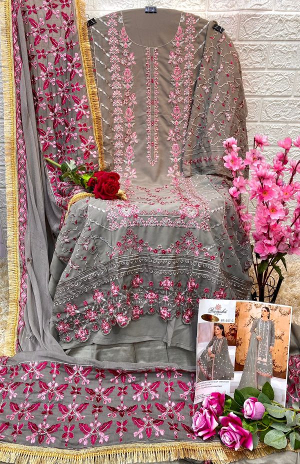 RAMSHA FASHION R 557 C PAKISTANI SUITS IN INDIA