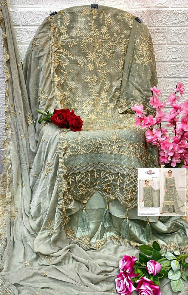 RAMSHA FASHION R 558 B PAKISTANI SUITS IN INDIA