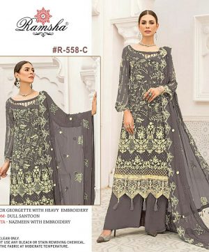 RAMSHA FASHION R 558 C PAKISTANI SUITS IN INDIA