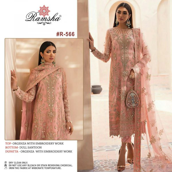 RAMSHA FASHION R 566 PAKISTANI SUITS IN INDIA