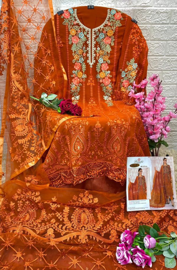 RAMSHA FASHION R 570 A PAKISTANI SUITS IN INDIA