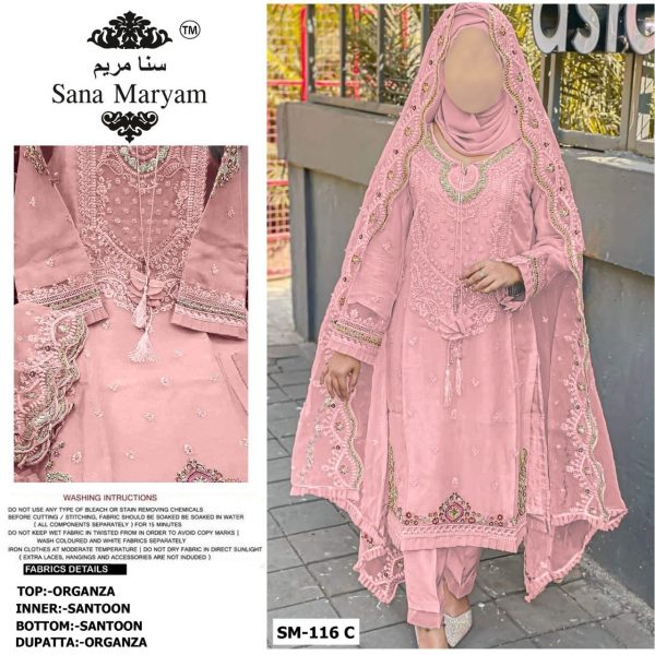 SANA MARYAM SM 116 C PAKISTANI SUITS IN INDIA