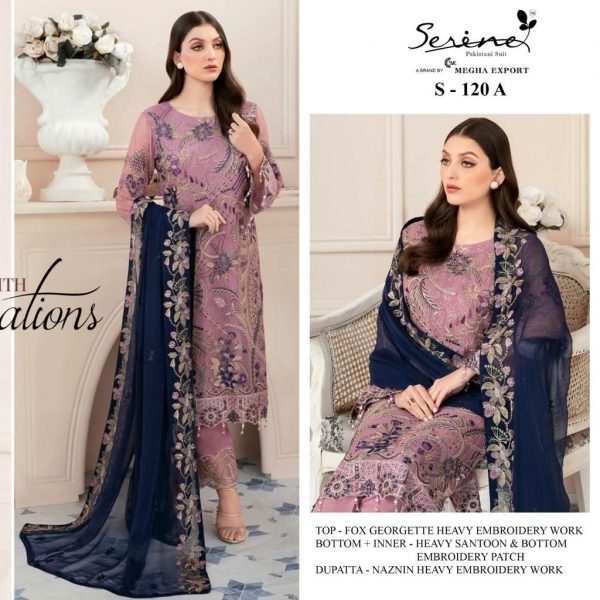 SERINE 120 A GEORGETTE SALWAR KAMEEZ ONLINE