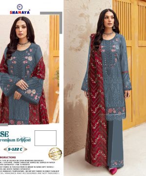 SHANAYA FASHION S 122 C ROSE PREMIUM SALWAR SUITS