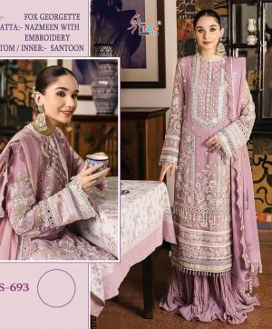 SHREE FABS 693 GEORGETTE SALWAR KAMEEZ