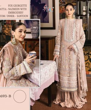 SHREE FABS 693 B GEORGETTE SALWAR KAMEEZ