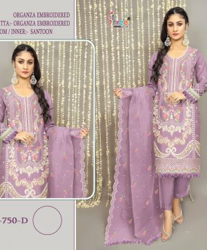 SHREE FABS 750 D ORGANZA SALWAR KAMEEZ ONLINE