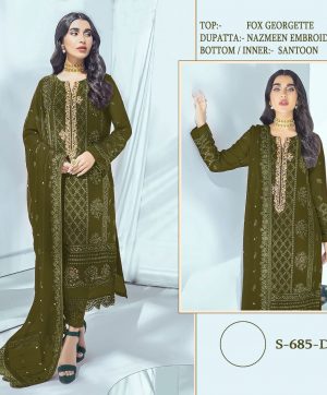 SHREE FABS S 685 D PAKISTANI SUITS IN INDIA