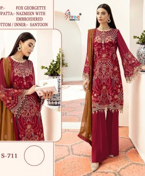 SHREE FABS S 711 PAKISTANI SUITS IN INDIA