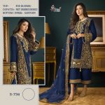 SHREE FABS S 734 PAKISTANI SUITS MANUFACTURER