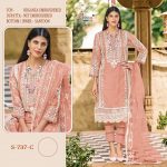 SHREE FABS S 737 C PAKISTANI SUITS IN INDIA