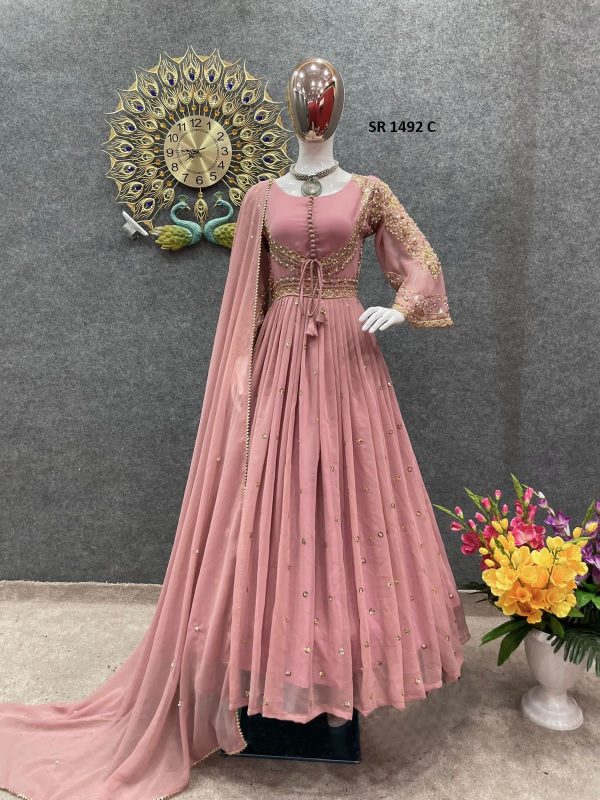 SHREE HARI SR 1492 C READYMADE GOWN MANUFACTURER