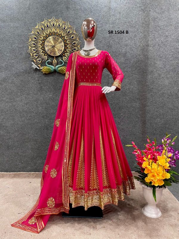 SHREE HARI SR 1504 B READYMADE GOWN MANUFACTURER