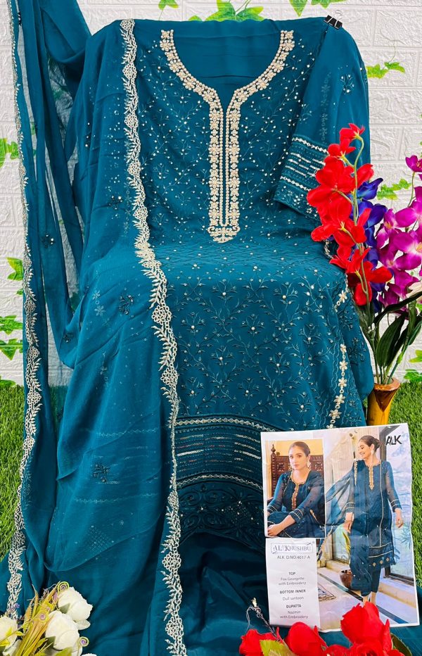 AL KHUSHBU 4017 A PAKISTANI SUITS WHOLESALER