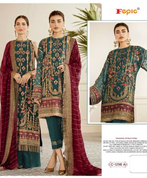 FEPIC 1298 A PAKISTANI SUITS WHOLESALER