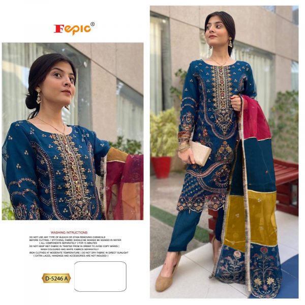 FEPIC 5246 A PAKISTANI SALWAR KAMEEZ WHOLESALER