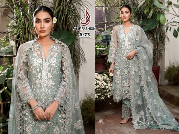 ALIF FASHION A 73 PAKISTANI SUITS ONLINE