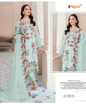 FEPIC 1296 D PAKISTANI SUITS WHOLESALER