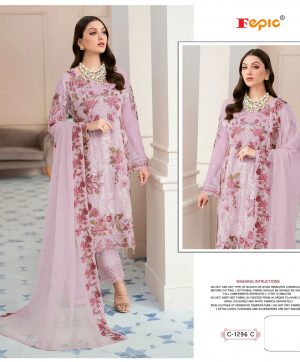 FEPIC 1296 C PAKISTANI SUITS WHOLESALER