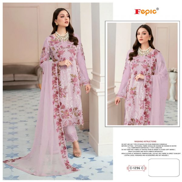 FEPIC 1296 C PAKISTANI SUITS WHOLESALER