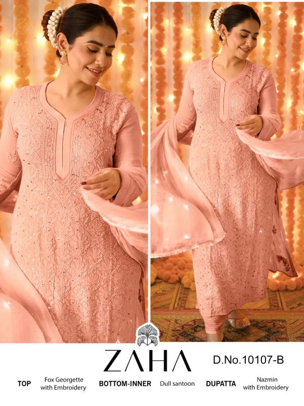 ZAHA 10107 B SAADIA VOL 2 PAKISTANI SUITS IN INDIA