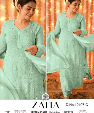 ZAHA 10107 C SAADIA VOL 2 PAKISTANI SUITS IN INDIA