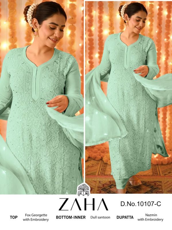 ZAHA 10107 C SAADIA VOL 2 PAKISTANI SUITS IN INDIA