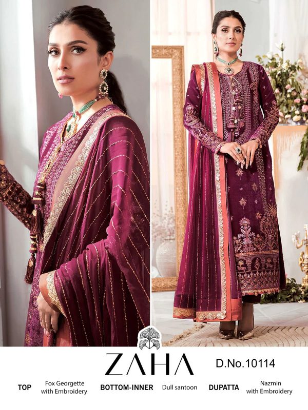 ZAHA 10114 AAEESHA VOL 1 PAKISTANI SUITS IN INDIA