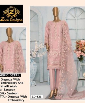 ZEEN DESIGNS ZD 121 PAKISTANI SUITS IN INDIA