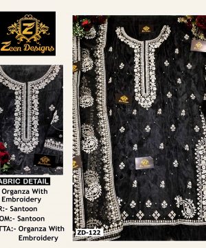 ZEEN DESIGNS ZD 122 PAKISTANI SUITS IN INDIA